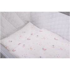 Детски спален комплект от 5 части Bubaba - Розова дъга